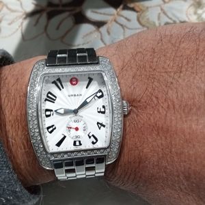 Vintage Michele Urbon diamond watch